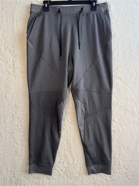 Hylete Flexion‎ II Jogger Pants Men’s Large Slate Gray Stretch Performance Gym